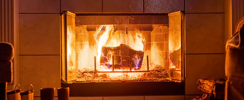 Mendota Hearth Landscape Fireplace Installation in Blytheville, Arkansas